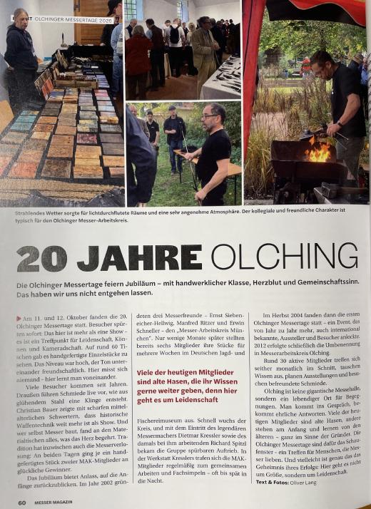 Messermagazin – Ausgabe 1, 2026